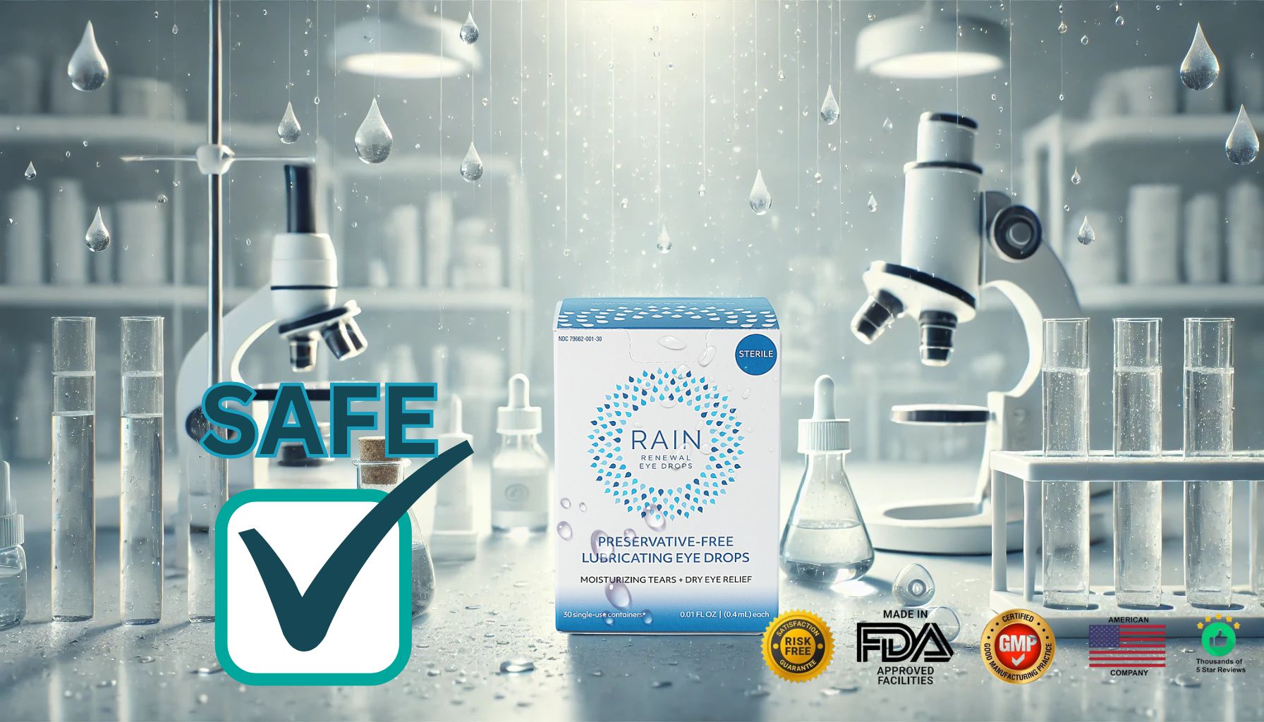Checking for Rain Eye Drops Recall? None Found