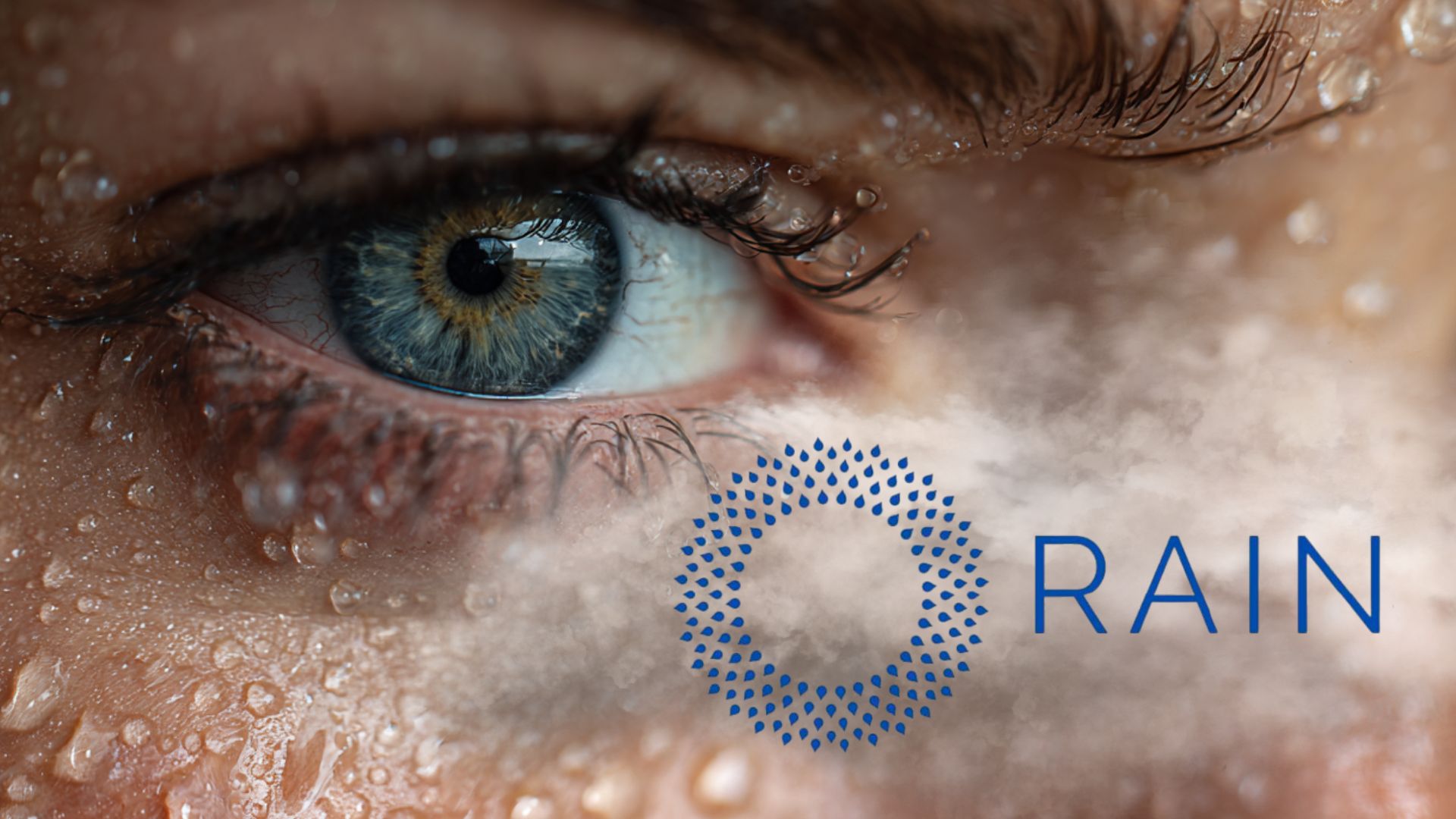 Rain eye drops for dry and irritated eyes
